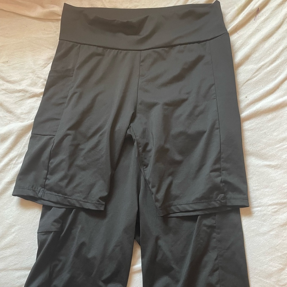 Black biker shorts